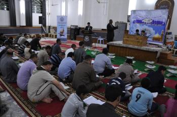 ضمن مشروع المحافل المتنقلة في الأقضية والنواحي دار القران الكريم تقيم محفلا قرآنيا في ناحية الحرية