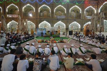 على هامش مهرجان الغدير العالمي الثالث .. دار القرآن الكريم في العتبة العلوية المقدسة تقيم محفل قرآني دولي 