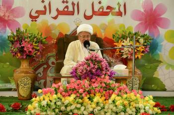 دار القران الكريم تواصل محافلها القرانية في ذكرى ولادة الإمام الحجة بن الحسن المهدي (عج)