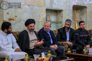 الأمين العام للعتبة العلوية المقدسة خلال استقبال مسؤولي جمعية (إقرأ) القرآنية : من الضروري الاهتمام بترسيخ الجوانب العقائدية والفقهية والتاريخية للقرآن الكريم بين أوساط الشباب