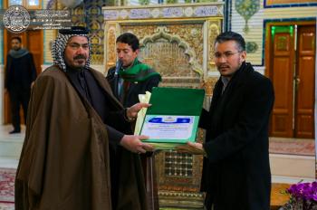 دار القران الكريم تقيم محفلاً قرانياً في ختام دورتها القرانية وتكرم احد قراء مدينة النجف الأشرف