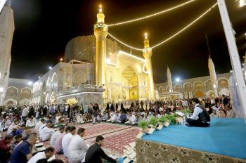 دار القران الكريم تقيم محفل قراني باستضافة وفد المؤسسة القرآنية العراقية من بغداد