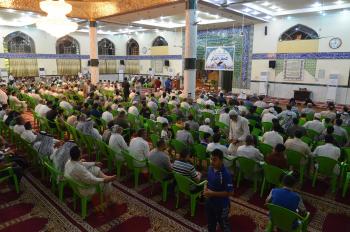تيمناً بولادة الإمام الرضا (ع) .. دار القران الكريم تقيم محفل قراني في مسجد الرسول الأعظم في بغداد