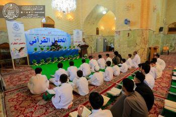 دار القران الكريم تقيم محفل قراني باستضافة وفد المجمع القرآني من محافظة البصرة