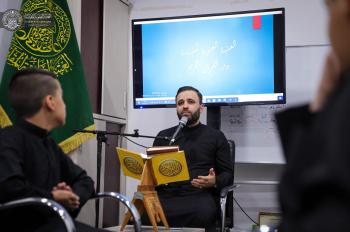 العتبة العلوية المقدسة: زيارة الدكتور حسين الحكيم لبرنامج الطلبة المتميزين في دار القرآن الكريم