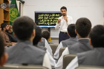 دار القرآن الكريم في العتبة العلوية تستقبل وفدًا من دولة باكستان