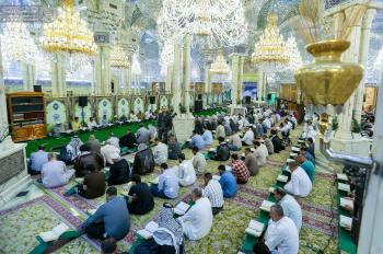 من جوار الضريح الطاهر، العتبة العلوية المقدسة تقيم الختمة القرآنية الرمضانية