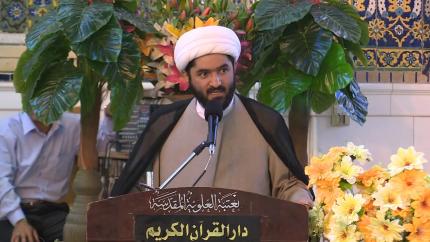 مشاركة الشيخ أحمد الدر العاملي ||المحفل القرآني بذكرى ولادة أمير المؤمنين (ع) || العتبة العلوية المقدسة