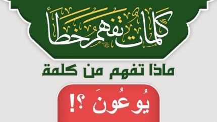 ماذا تفهم من كلمة يُوعُونَ ؟!