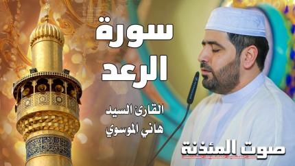 القارئ السيد هاني الموسوي - سورة الرعد