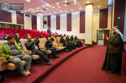 العتبة العلوية المقدسة تستضيف وفداً من حافظات القرآن الكريم من العتبة الرضوية المقدسة
