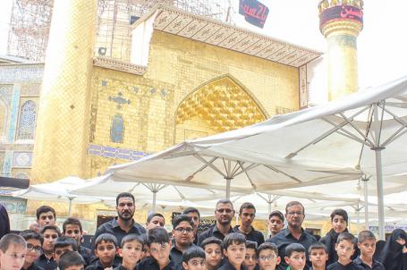 وفد طلبة من العتبة الحسينية المقدسة