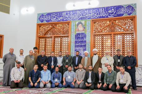 وفد جامع الرسول الاعظم (ص) من بغداد