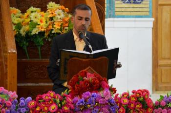 الأمانة العامة للعتبة العلوية المقدسة تستضيف القارئ الدولي السيد هاشم الجزائري