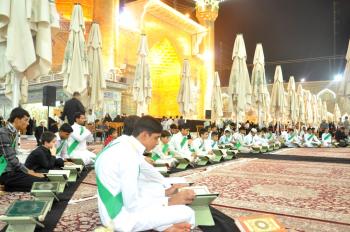 دار القرآن الكريم تقيم محفلاً قرآنياً بإستضافة مؤسسة الحب والحنان القرآنية من محافظة البصرة