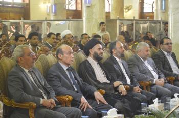 وفد دار القرآن الكريم يحضر إفتتاح فعاليات المسابقة القرآنية الوطنية الأولى للجامعات العراقية