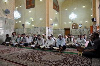 دار القران الكريم تقيم محفلاً قرانياً باستضافة وفد دار القران الكريم في العتبة الحسينية المقدسة