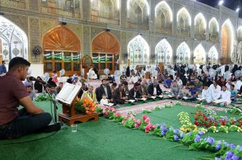 دار القران الكريم تستضيف نخبة من قرآء الامانة الخاصة لمزار سلمان المحمدي (رض) و دار القران الكريم في قضاء بدرة 