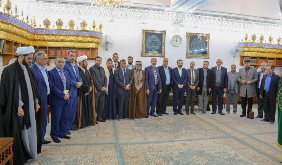 وفد اتحاد الروابط والتجمعات القرآنية في العراق 