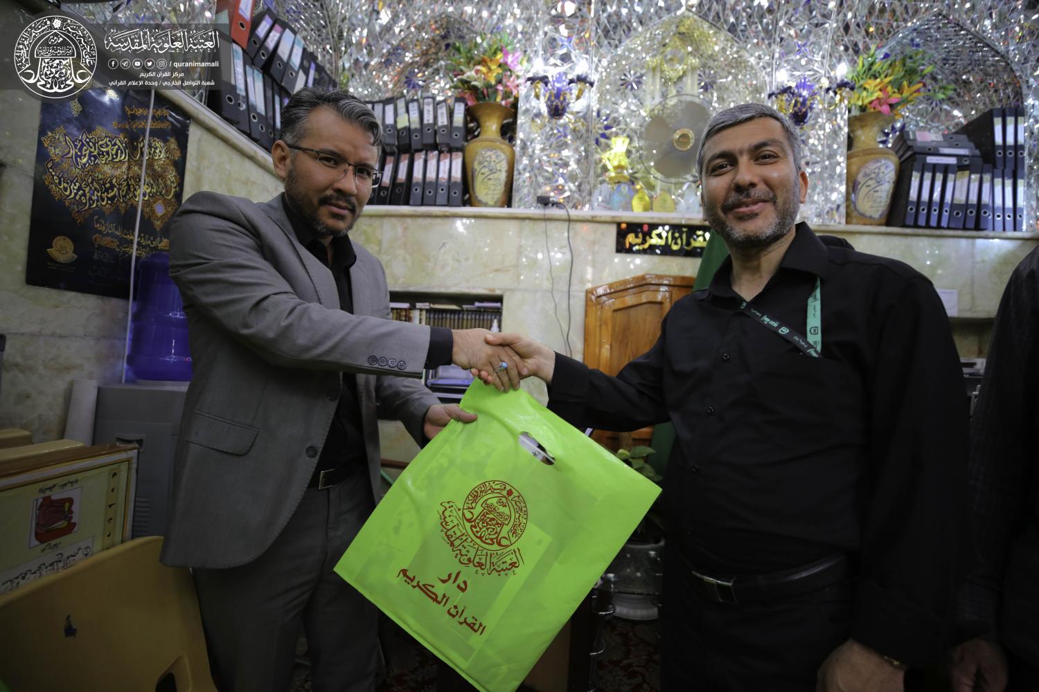 وفد من اتحاد المؤسسات القرآنية في اقليم خوزستان في الجمهورية الإسلامية الإيرانية 