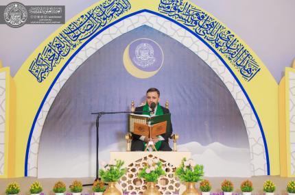 مركز القرآن الكريم يطلق المحفل القرآني الرمضاني اليومي عبر فضائية العتبة العلوية المقدسة