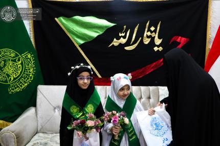شعبة دار القرآن النسوية تكرم أثنتين من الحافظات البراعم